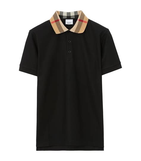 burberry black shirt mens|Burberry collar shirt men's.